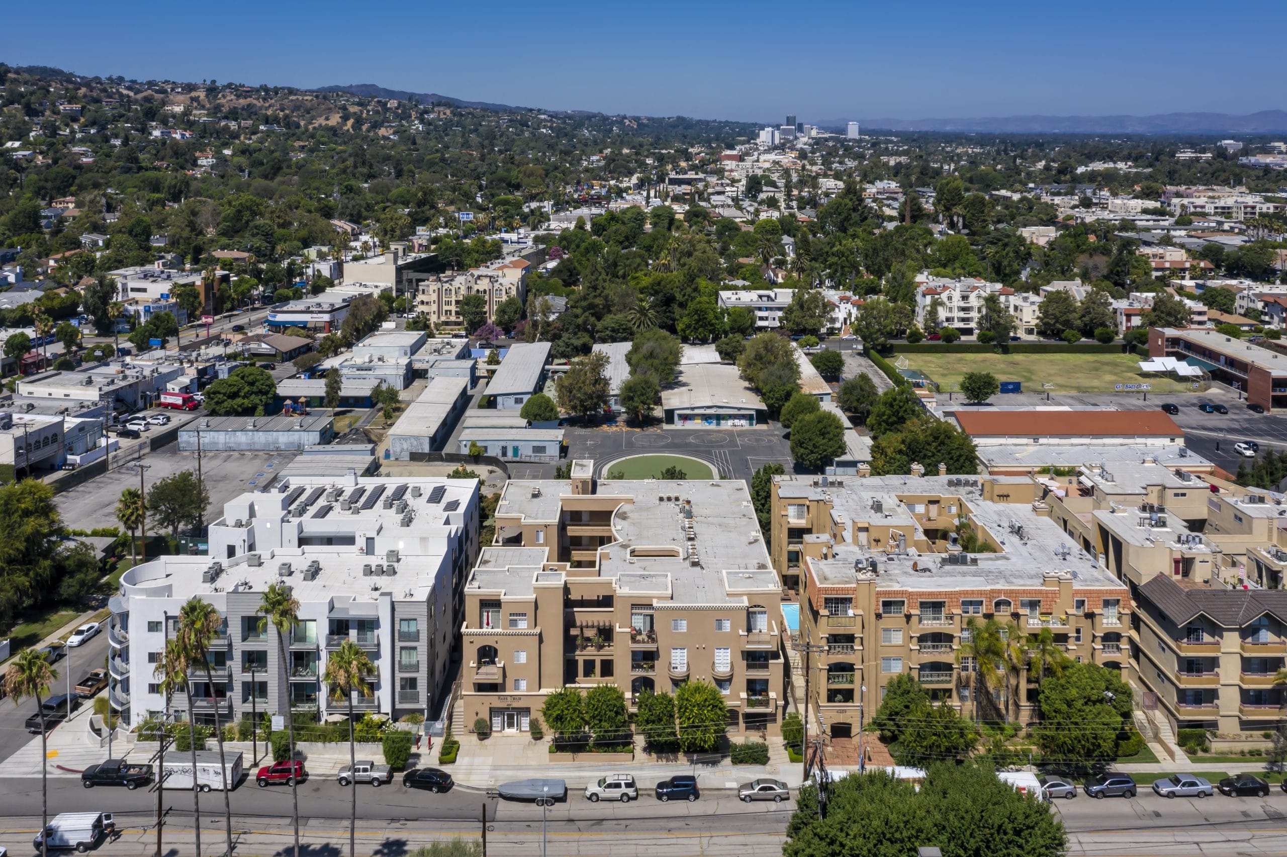 Apartments In Sherman Oaks CA Aerial View Of Community And Surrounding Areas Scaled 