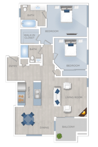 two bedroom Apartments-in-Sherman-Oaks-CA