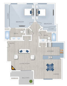 two bedroom Apartments-in-Sherman-Oaks-CA